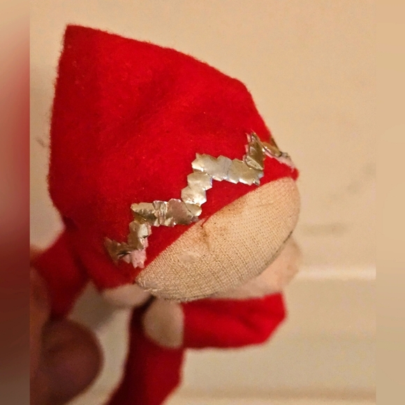 Vintage Christmas Ornament Pixie Elf Baby Knee Hugger - Picture 6 of 6